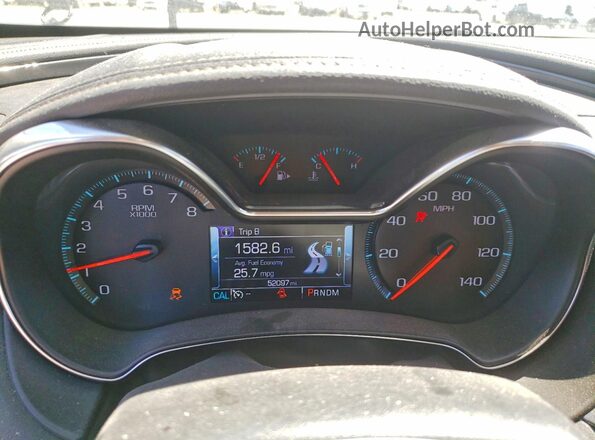 2G1105S38H9179813 2017 CHEVROLET IMPALA Gray ხელსაწყოთა პანელის ხედი