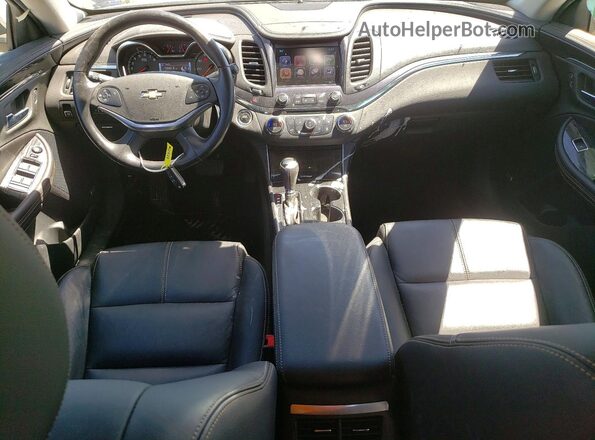 2G1105S38H9179813 2017 CHEVROLET IMPALA Gray წინა პანელის ხედი