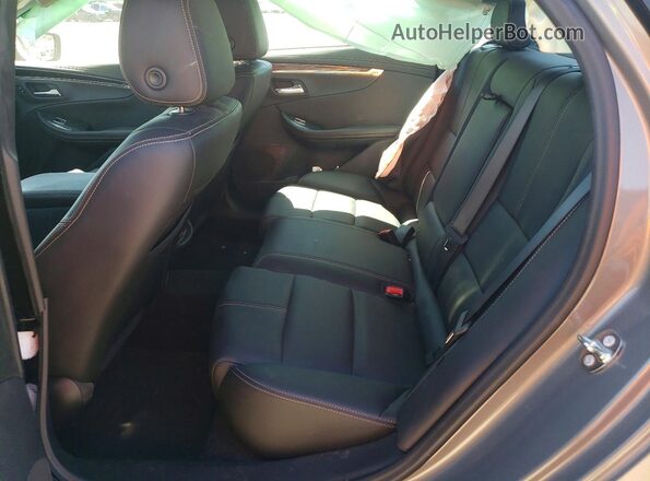 2G1105S38H9179813 2017 CHEVROLET IMPALA Gray უკანა სავარძლების ხედი
