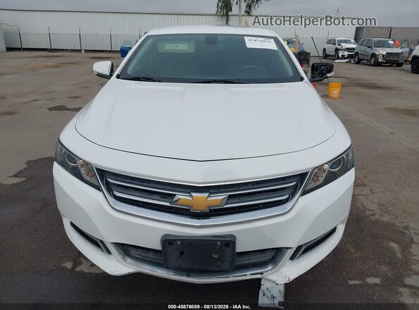 2G1105S38J9110576 2018 CHEVROLET IMPALA White Вид щитка приладів