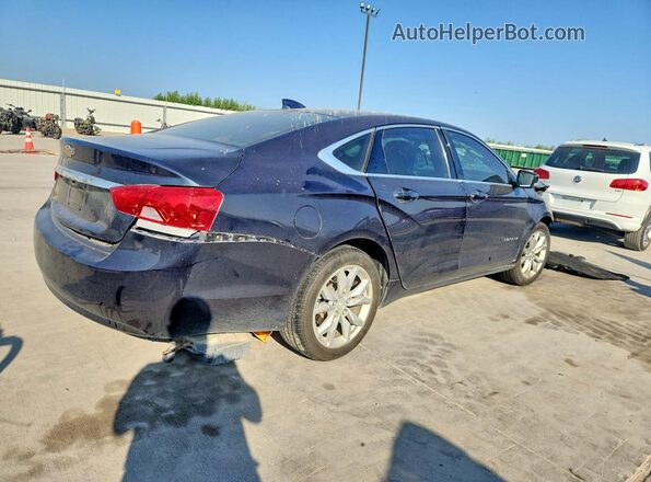 2G1105S38J9172981 2018 CHEVROLET IMPALA Черный Задняя правая четверть