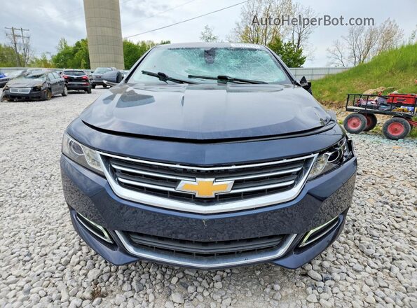 2G1105S38J9176948 2018 CHEVROLET IMPALA Blue Front view
