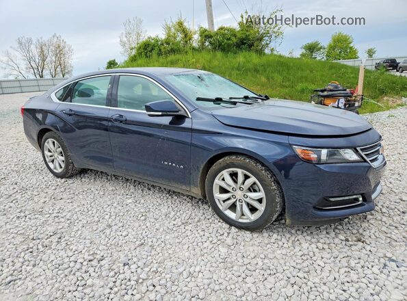 2G1105S38J9176948 2018 CHEVROLET IMPALA Blue Front right