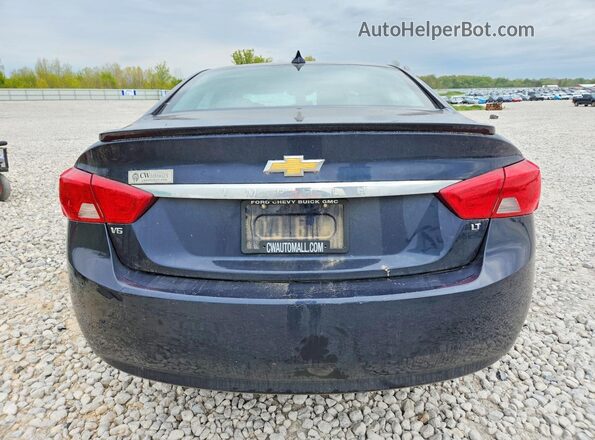 2G1105S38J9176948 2018 CHEVROLET IMPALA Blue Rear view