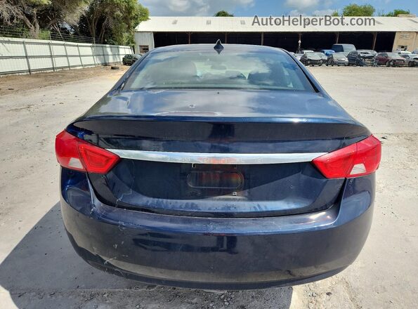 2G1105S39H9100696 2017 CHEVROLET IMPALA Blue Widok z tyłu