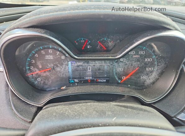 2G1105S39H9100696 2017 CHEVROLET IMPALA Blue Widok zestawu wskaźników