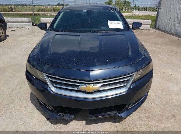 2G1105S39J9136796 2018 CHEVROLET IMPALA Blue Instrument cluster view