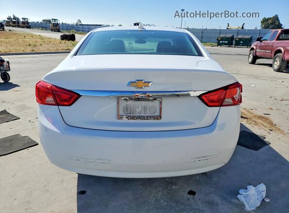 2G1105S39J9152495 2018 CHEVROLET IMPALA White Widok z tyłu