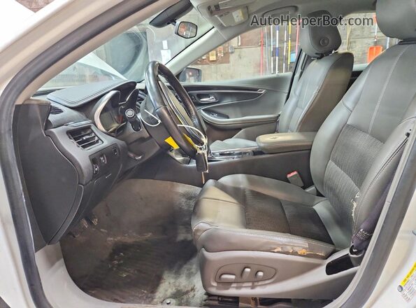 2G1105S3XH9103025 2017 CHEVROLET IMPALA White Widok wnętrza z przodu