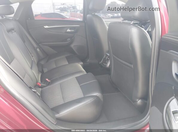 2G1105S3XH9191848 2017 CHEVROLET IMPALA Burgundy Widok naklejki z numerem VIN