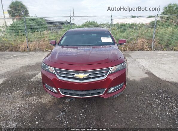 2G1105S3XH9191848 2017 CHEVROLET IMPALA Burgundy Widok zestawu wskaźników