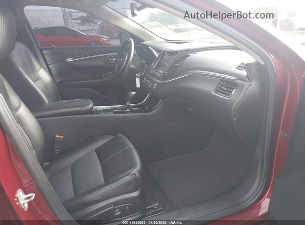2G1105S3XH9191848 2017 CHEVROLET IMPALA Burgundy Widok wnętrza z przodu