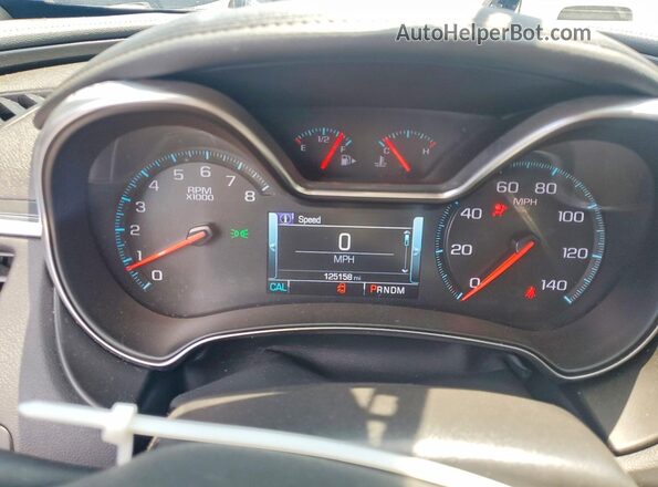 2G1105S3XL9100747 2020 CHEVROLET IMPALA Black ხელსაწყოთა პანელის ხედი