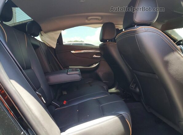 2G1105S3XL9100747 2020 CHEVROLET IMPALA Black უკანა სავარძლების ხედი