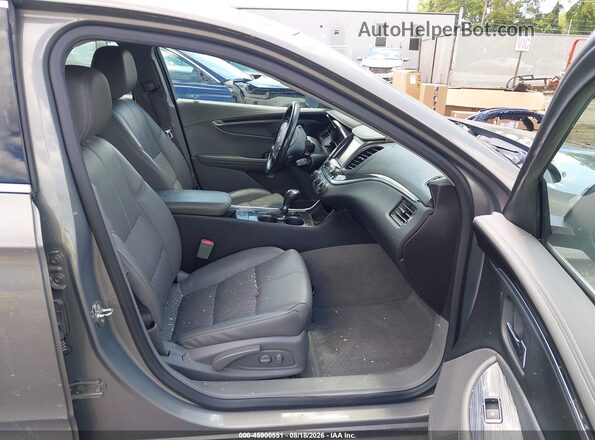 2G1105SA0H9131687 2017 CHEVROLET IMPALA Gray Вид салону спереду