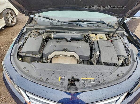 2G1105SA1G9154118 2016 CHEVROLET IMPALA Blue უკანა სალონის ხედი