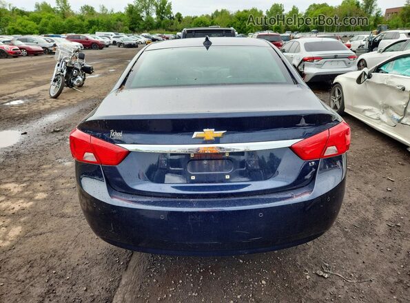 2G1105SA1G9154118 2016 CHEVROLET IMPALA Blue უკანა ხედი