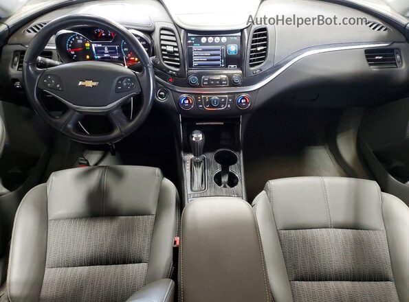 2G1105SA1J9136595 2018 CHEVROLET IMPALA Gray Vista del salpicadero