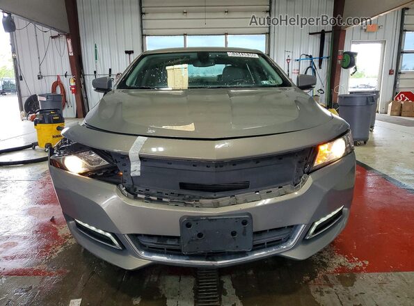 2G1105SA1J9136595 2018 CHEVROLET IMPALA Gray Vista frontal