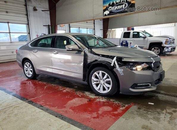 2G1105SA1J9136595 2018 CHEVROLET IMPALA Gray Delantero derecho