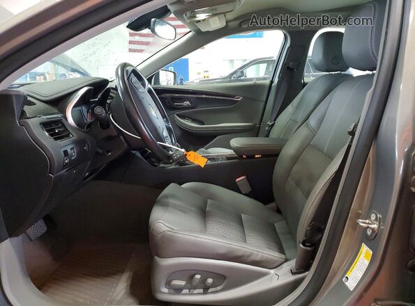 2G1105SA1J9136595 2018 CHEVROLET IMPALA Gray Vista interior delantera