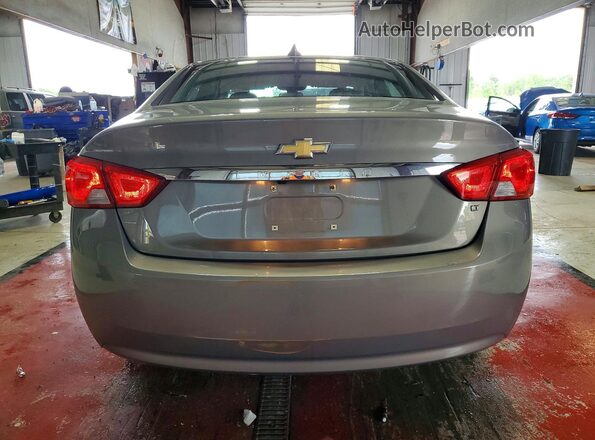 2G1105SA1J9136595 2018 CHEVROLET IMPALA Gray Vista trasera