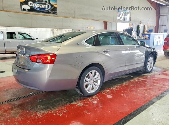 2G1105SA1J9136595 2018 CHEVROLET IMPALA Gray Trasero derecho