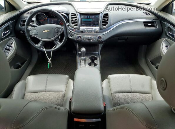 2G1105SA1J9163991 2018 CHEVROLET IMPALA Белый Вид панели приборов