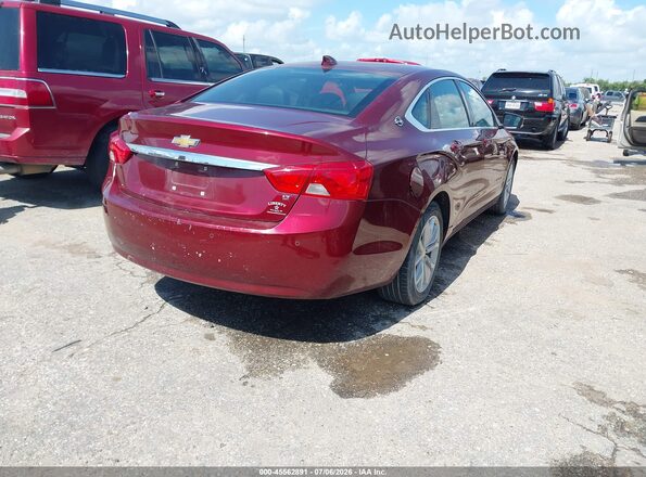 2G1105SA3H9116150 2017 CHEVROLET IMPALA Maroon Rear right
