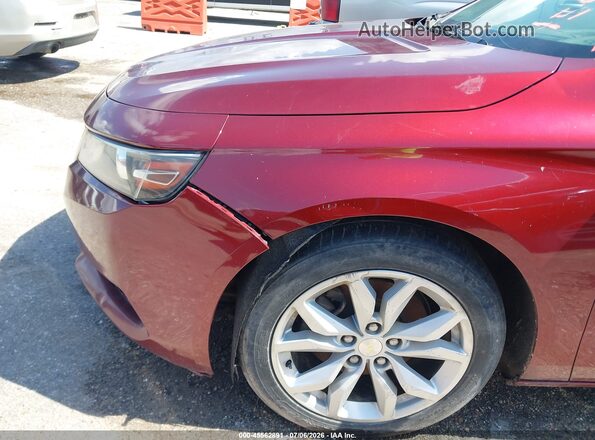 2G1105SA3H9116150 2017 CHEVROLET IMPALA Maroon Front view
