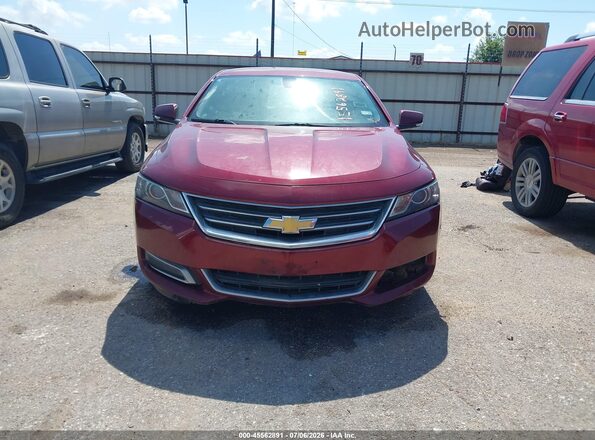 2G1105SA3H9116150 2017 CHEVROLET IMPALA Maroon Instrument cluster view