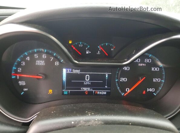 2G1105SA4H9162845 2017 CHEVROLET IMPALA Silver Vista del cuadro de instrumentos