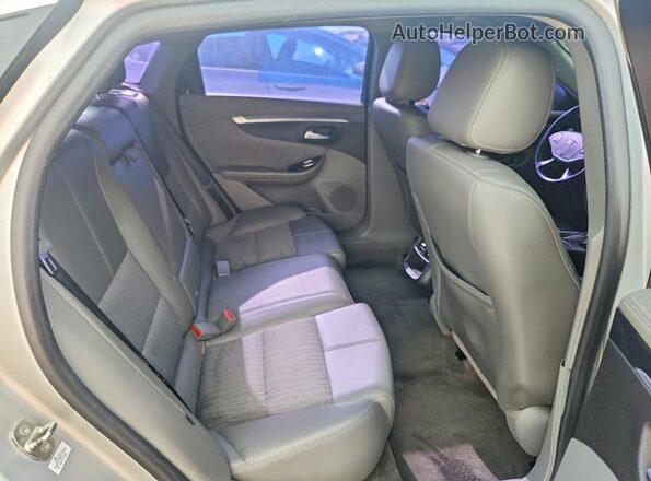 2G1105SA4H9168399 2017 CHEVROLET IMPALA Silver Rear seats view