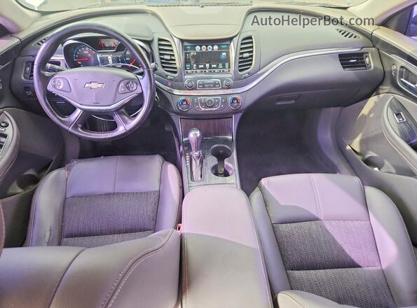 2G1105SA4H9168399 2017 CHEVROLET IMPALA Silver Dashboard view