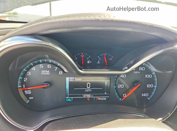 2G1105SA6G9149805 2016 CHEVROLET IMPALA Black Vista del cuadro de instrumentos
