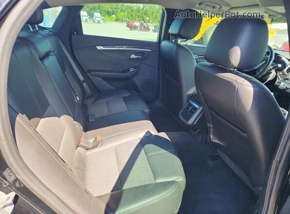2G1105SA6G9149805 2016 CHEVROLET IMPALA Black Vista de los asientos traseros