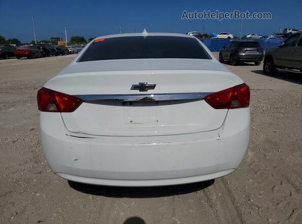 2G1105SA6H9128891 2017 CHEVROLET IMPALA White Հետևի տեսք