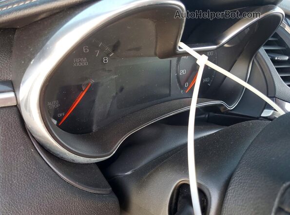 2G1105SA6H9128891 2017 CHEVROLET IMPALA White Սարքավորումների վահանակի տեսք