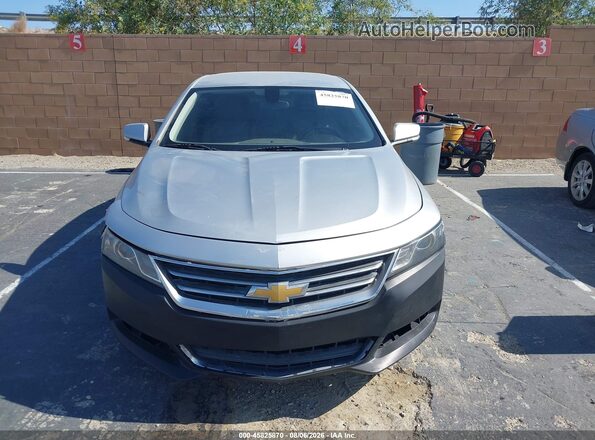 2G1105SA6H9170865 2017 CHEVROLET IMPALA Silver Instrument cluster view