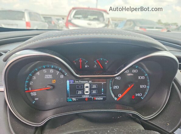 2G1105SA7H9167568 2017 CHEVROLET IMPALA Silver Instrument cluster view