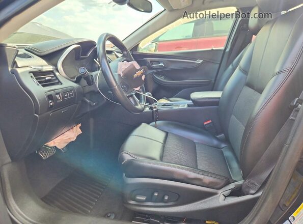 2G1105SA8G9147036 2016 CHEVROLET IMPALA Black წინა სალონის ხედი