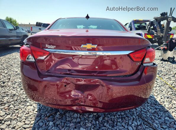 2G1105SA8G9165990 2016 CHEVROLET IMPALA Красный Вид сзади