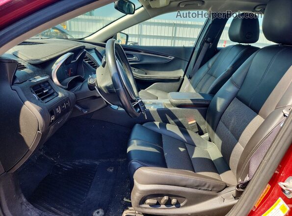2G1105SA8G9165990 2016 CHEVROLET IMPALA Красный Вид салона спереди
