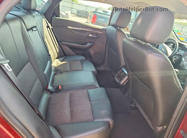 2G1105SA8G9165990 2016 CHEVROLET IMPALA Красный Вид задних сидений