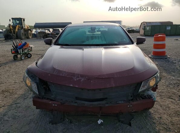2G1105SA8G9177346 2016 CHEVROLET IMPALA Red Widok z przodu
