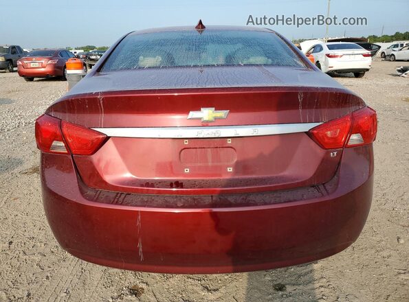 2G1105SA8G9177346 2016 CHEVROLET IMPALA Red Widok z tyłu