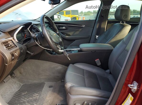 2G1105SA8G9177346 2016 CHEVROLET IMPALA Red Widok wnętrza z przodu