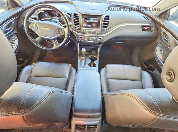 2G1105SA8H9126625 2017 CHEVROLET IMPALA Black Widok deski rozdzielczej