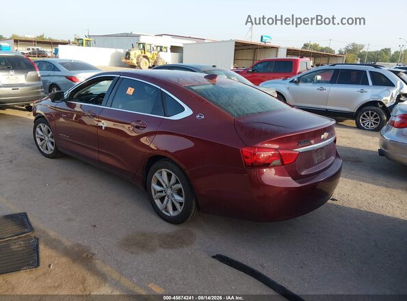 2G1105SA9G9178473 2016 CHEVROLET IMPALA Red Trasero izquierdo