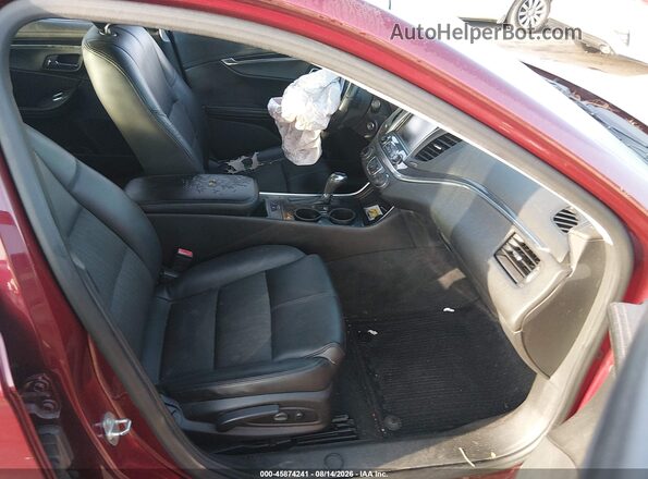 2G1105SA9G9178473 2016 CHEVROLET IMPALA Red Vista interior delantera